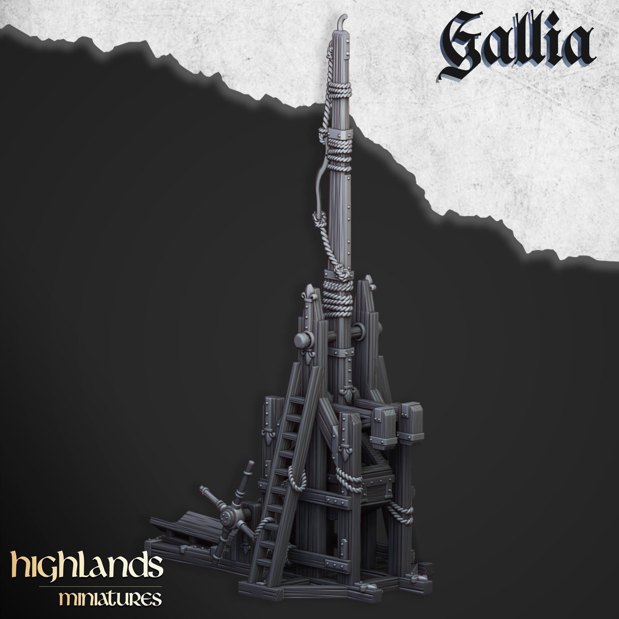Gallia Trebuchet - in 12k- by Highlands Miniatures