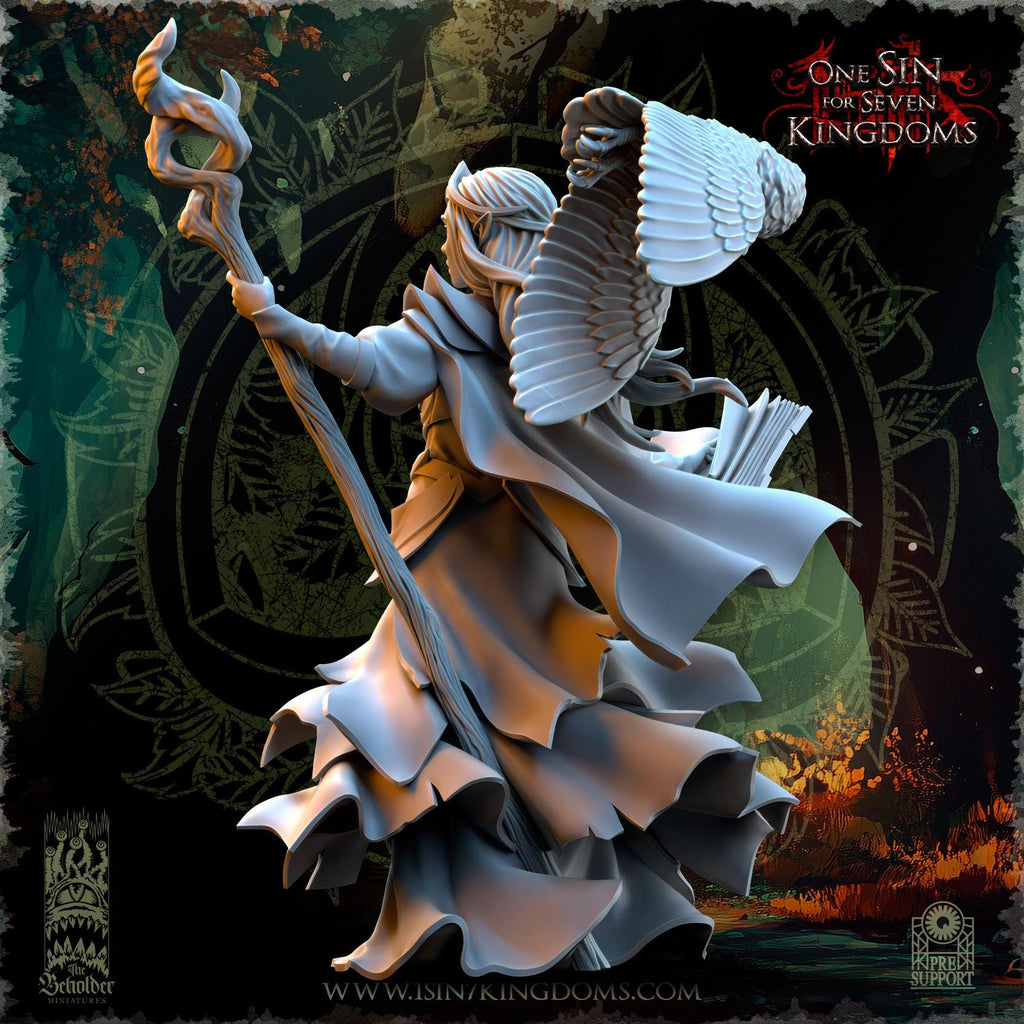 Nuara, Whisper of the Trees - in 12k- by TheBeholderMiniatures