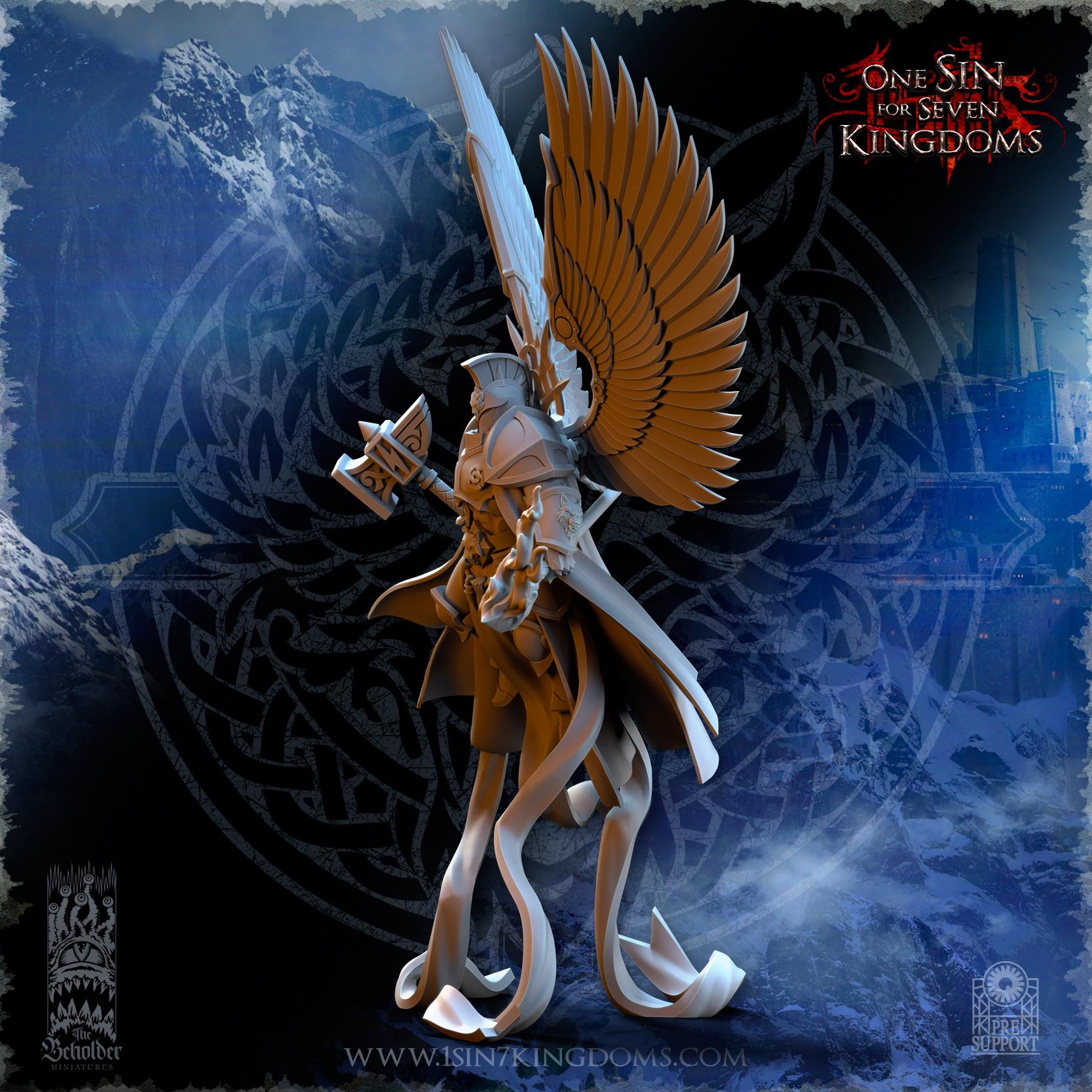 Lord Himneskur, Stormwolves Great Commander in 12k by TheBeholderMiniatures