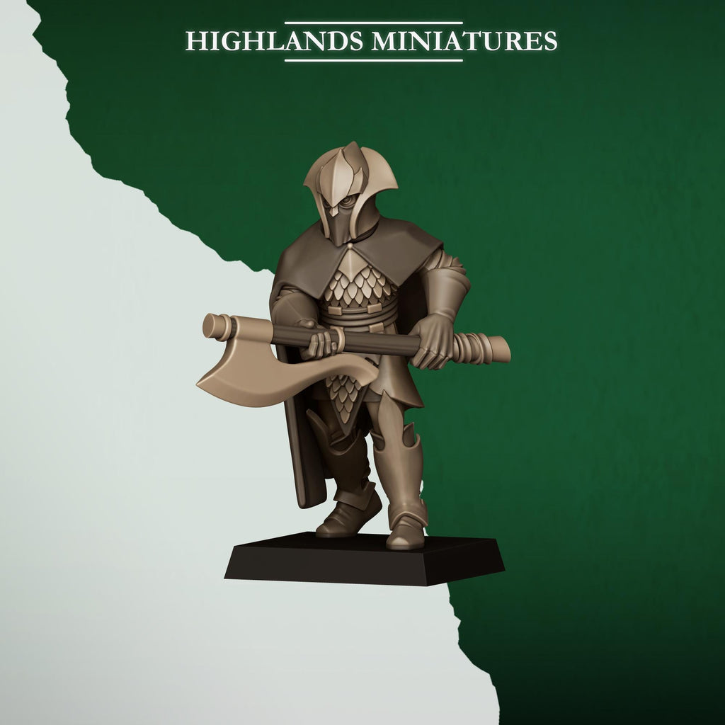 Feral Axemen  - in 12k- by Highlands Miniatures