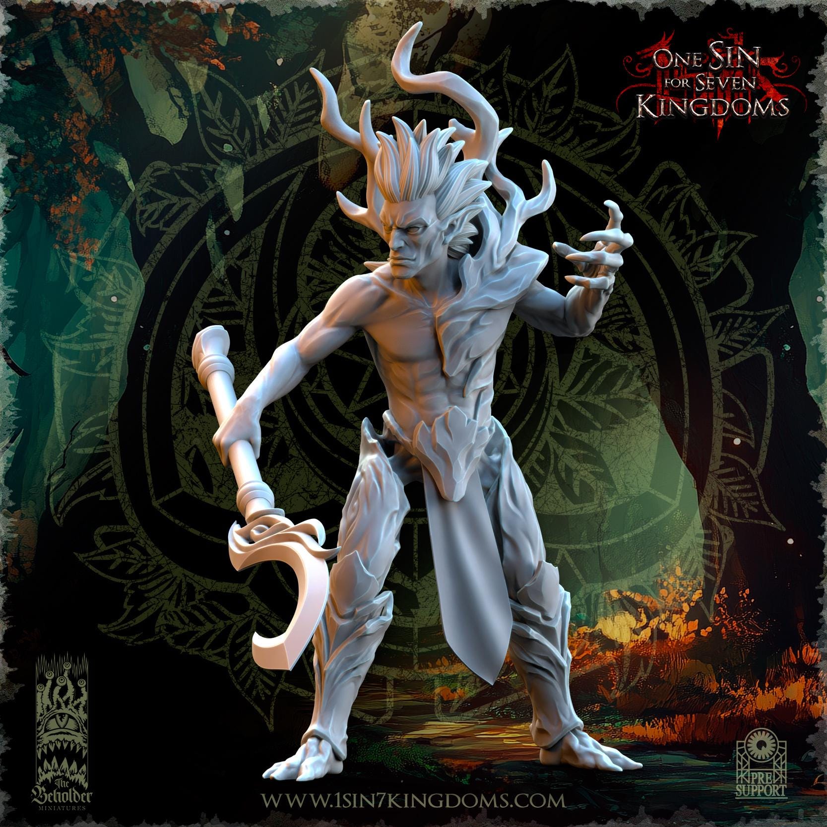 Evergreen Elves Spirits of the Forest- in 12k- by TheBeholderMiniatures