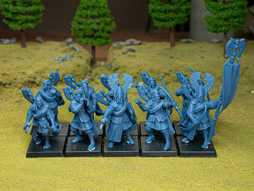 Nemean Lions with Bows  - in 12k- by Highlands Miniatures