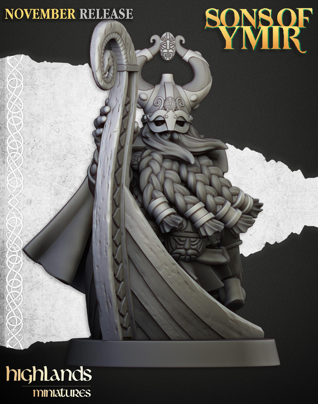 Dwarf Sea Lord - in 12k- by Highlands Miniatures