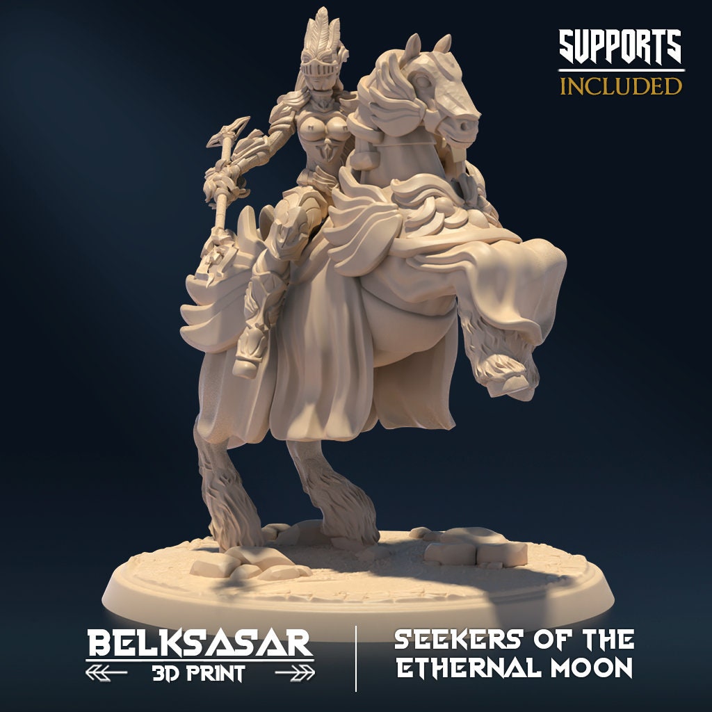 Ethernal Moon Rider - Pinups in 8k - by Belksasar