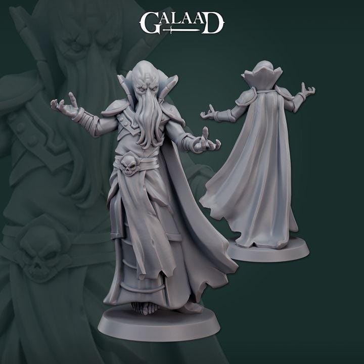 Cursed Cultists - 9 models - 12k resin - galaad