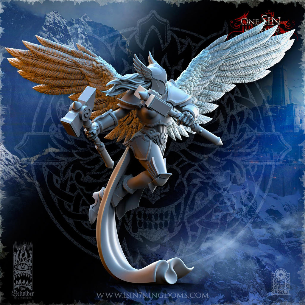 Stormwolves Valkyries Two Hammers - in 12k- by TheBeholderMiniatures