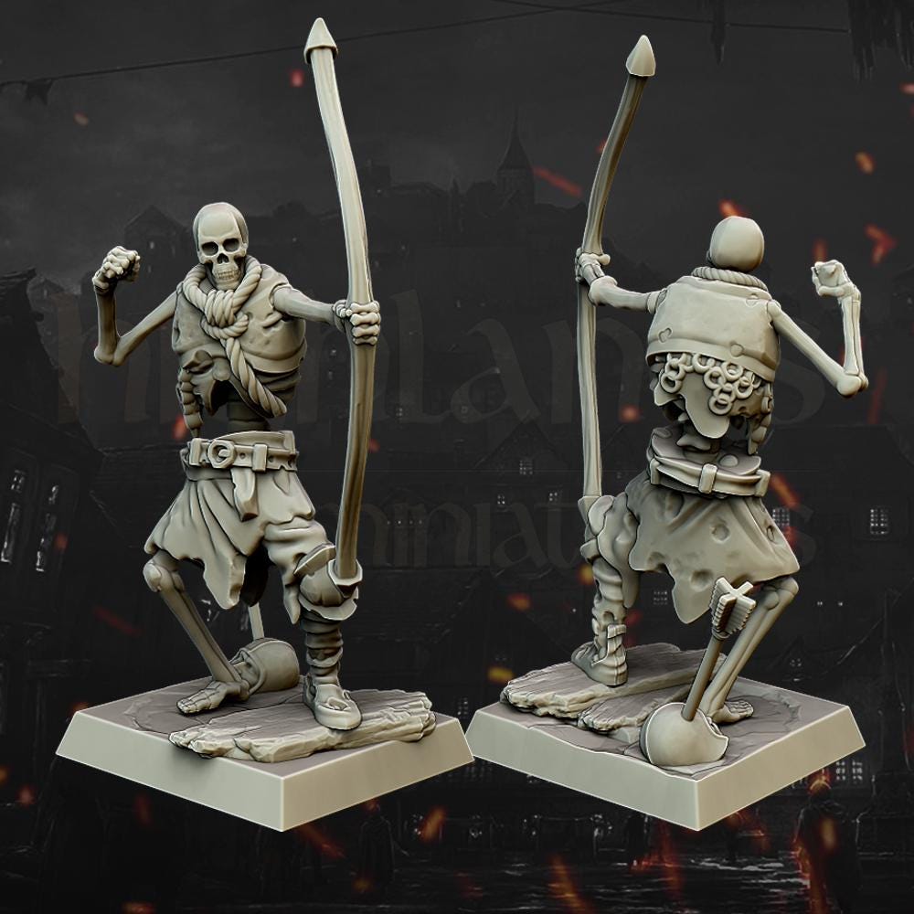 Undead Archers - in 12k- by Highlands Miniatures