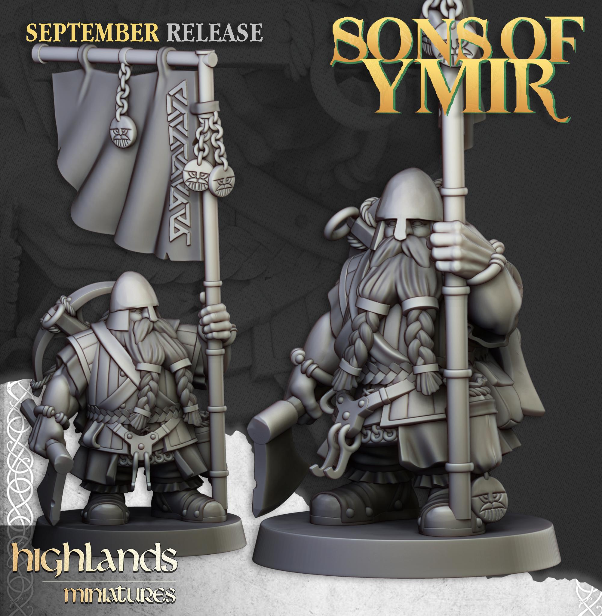 Dwarf Crossbowmen Unit - in 12k- by Highlands Miniatures