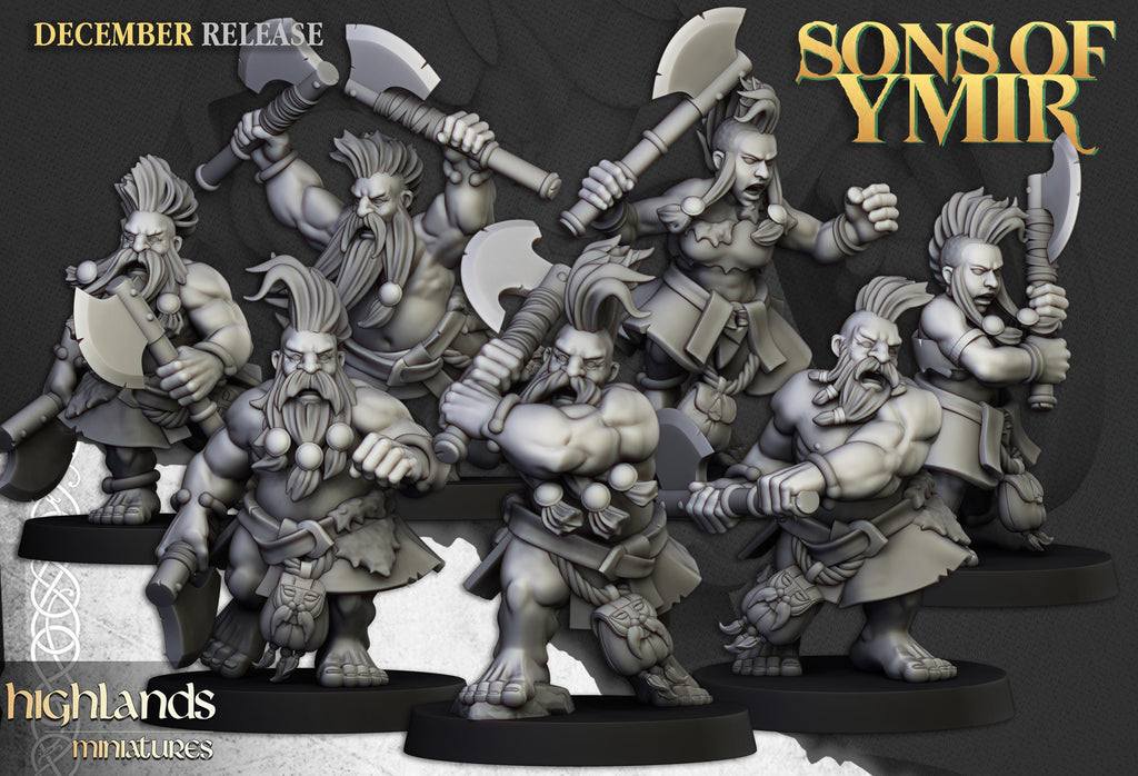 Dwarf Deathseekers - in 12k- by Highlands Miniatures