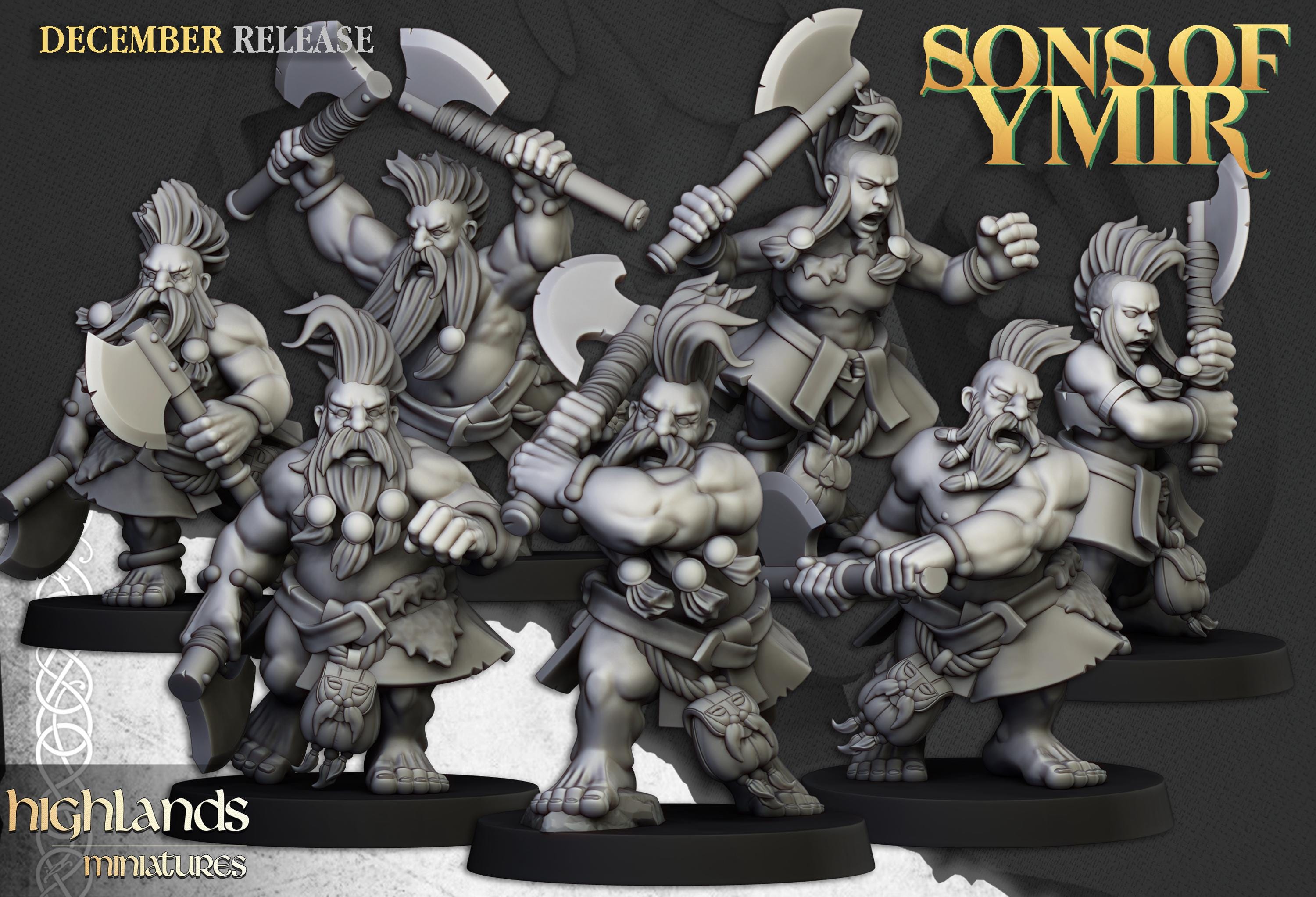 Dwarf Deathseekers - in 12k- by Highlands Miniatures