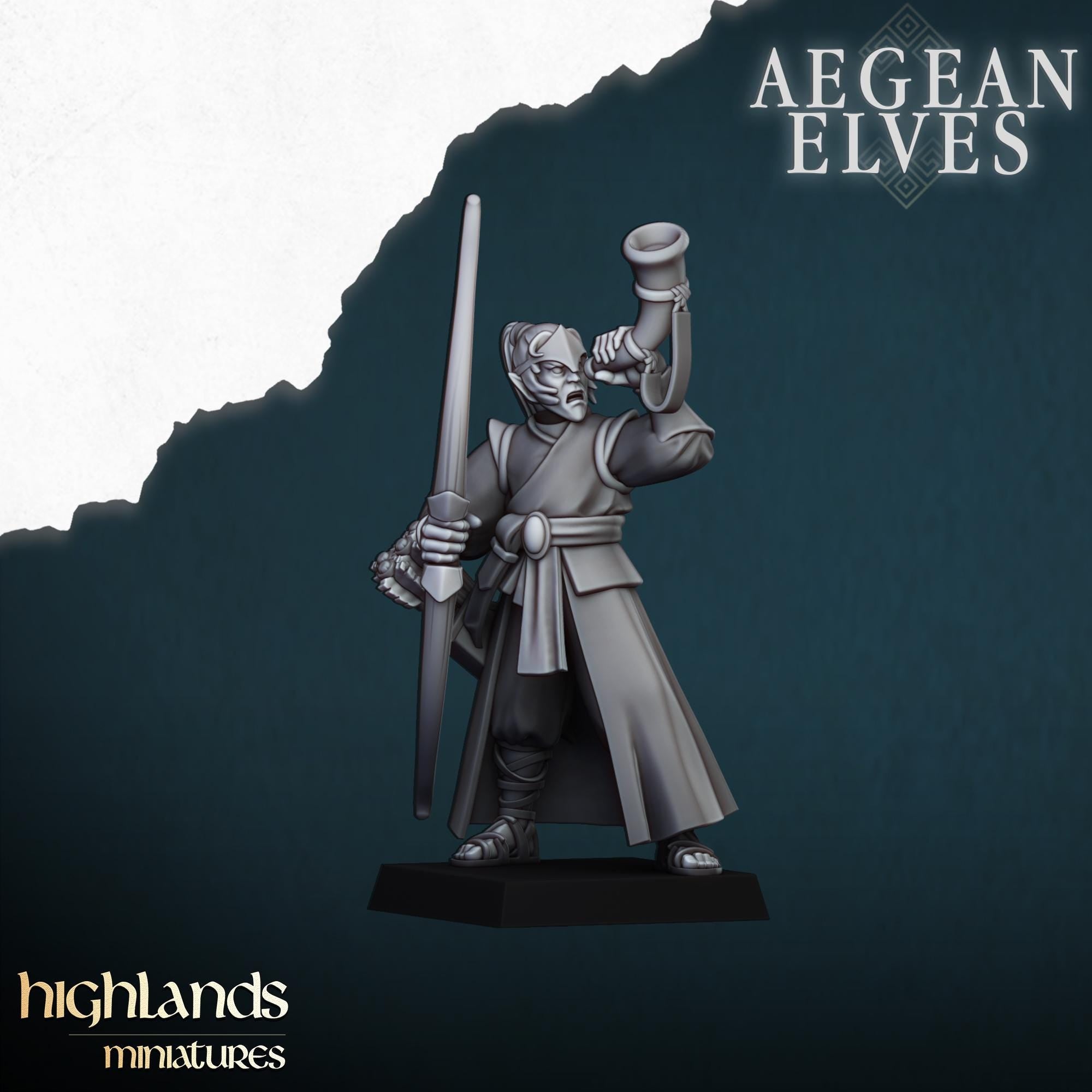 Aegean Elves Archers  - in 12k- by Highlands Miniatures