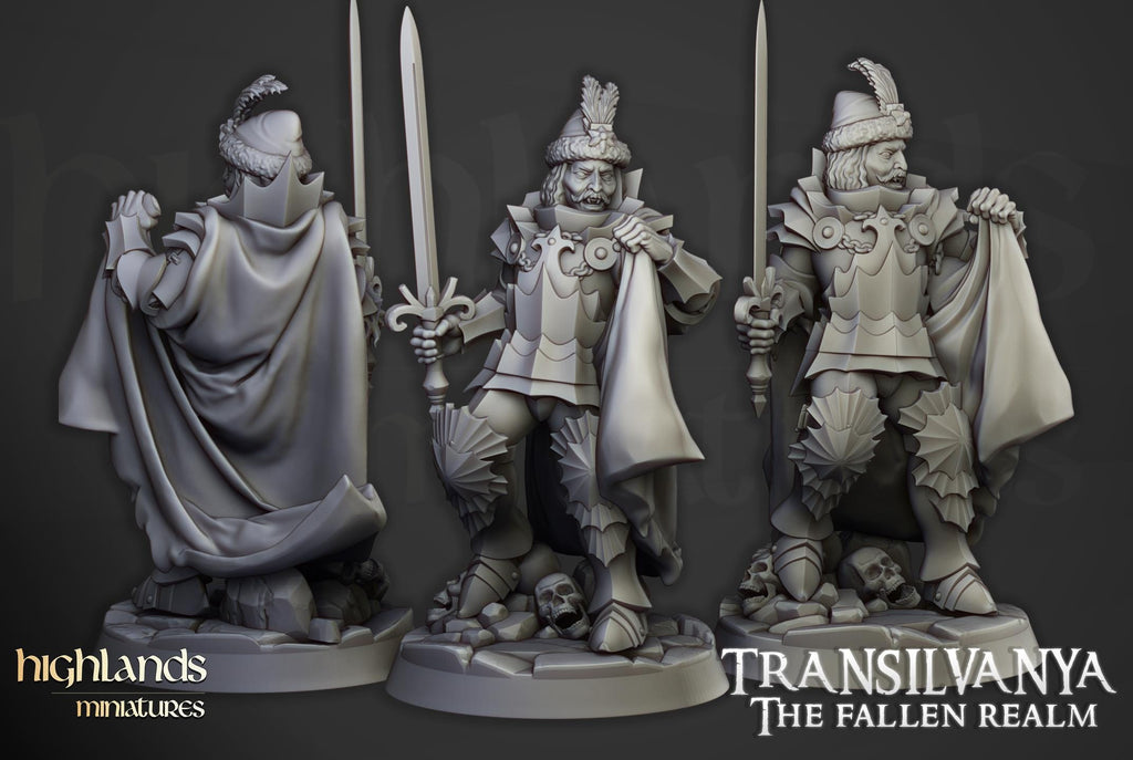 Vlad Valăcari, the Defiler  - in 12k- by Highlands Miniatures