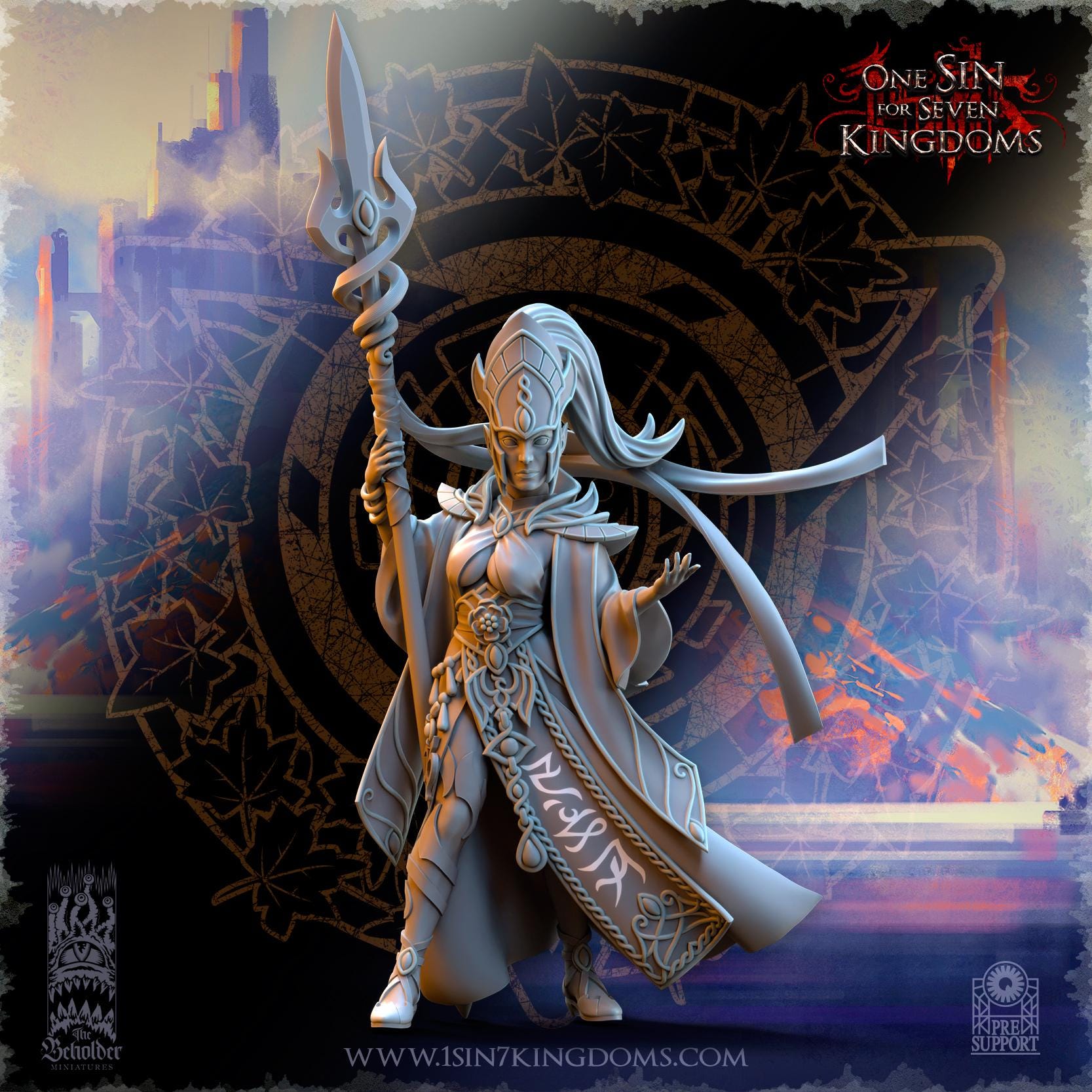 Sephirya, Queen of the Moor - in 12k- by TheBeholderMiniatures