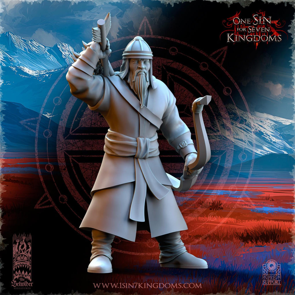 Astarii Dynasty Peasant Militia Archers- in 12k- by TheBeholderMiniatures