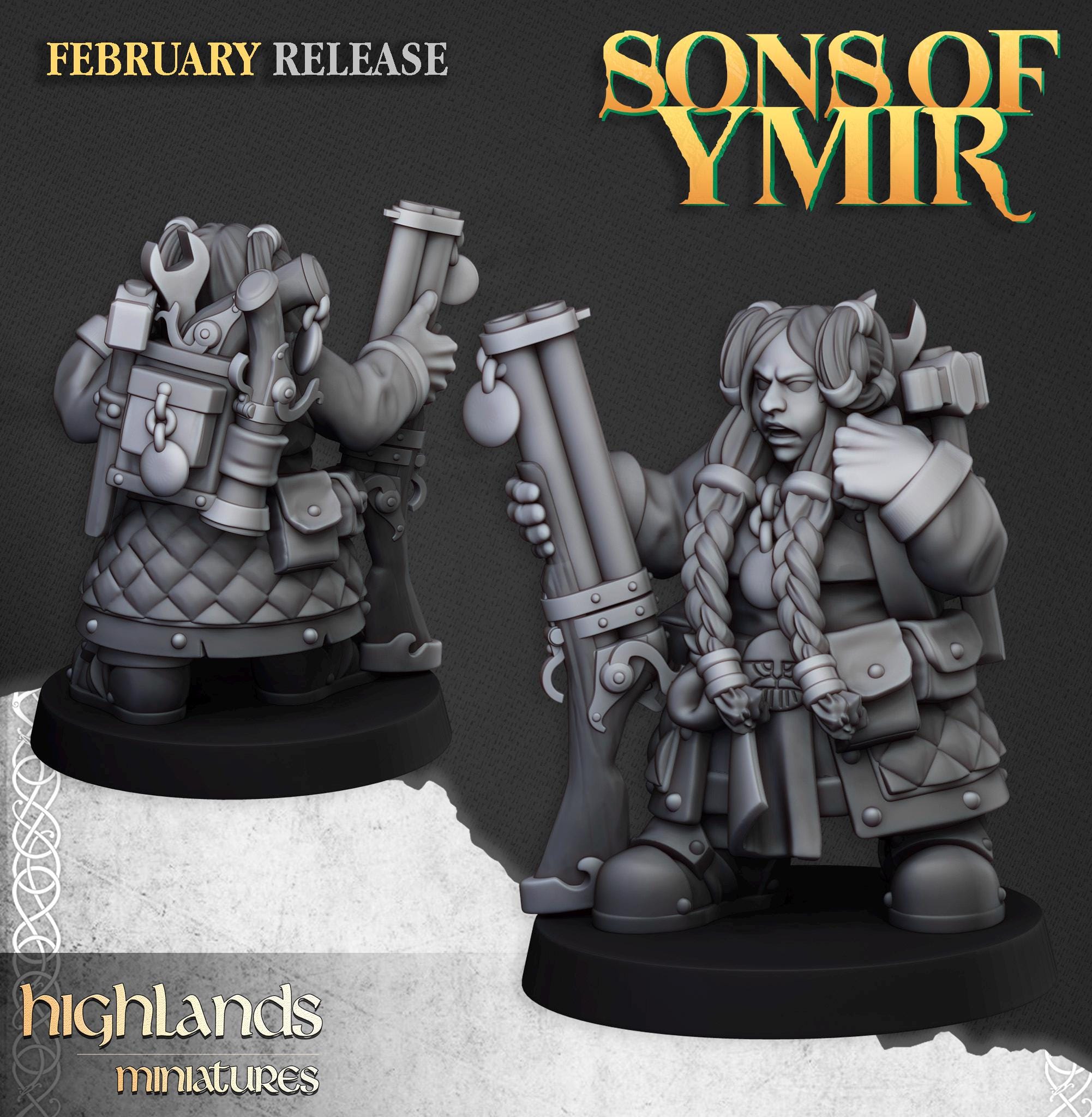 Dwarf Engineers - in 12k- by Highlands Miniatures