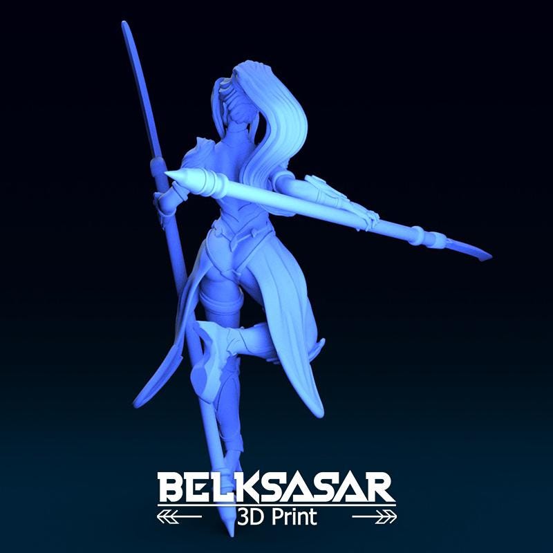 SFW and NSFW Elf Warrior - in 8k - Scale options by Belksasar
