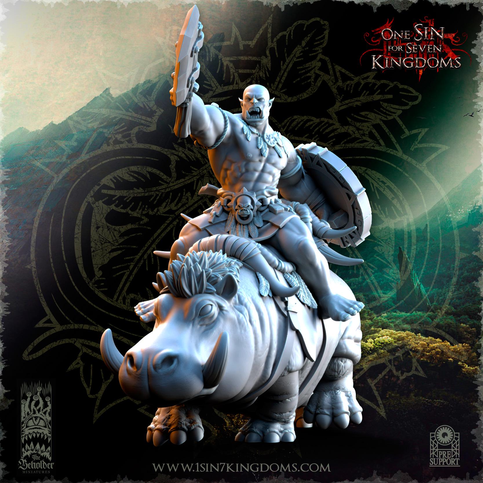 Salanaar Orcs Riders - in 12k- by TheBeholderMiniatures