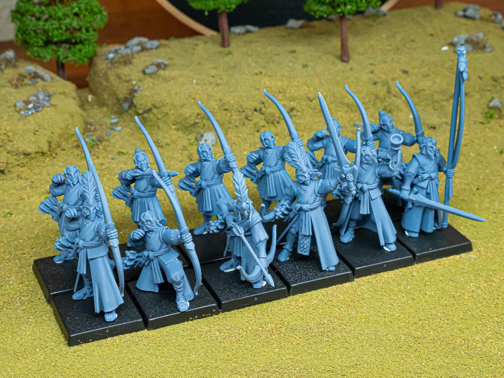 Aegean Elves Archers  - in 12k- by Highlands Miniatures