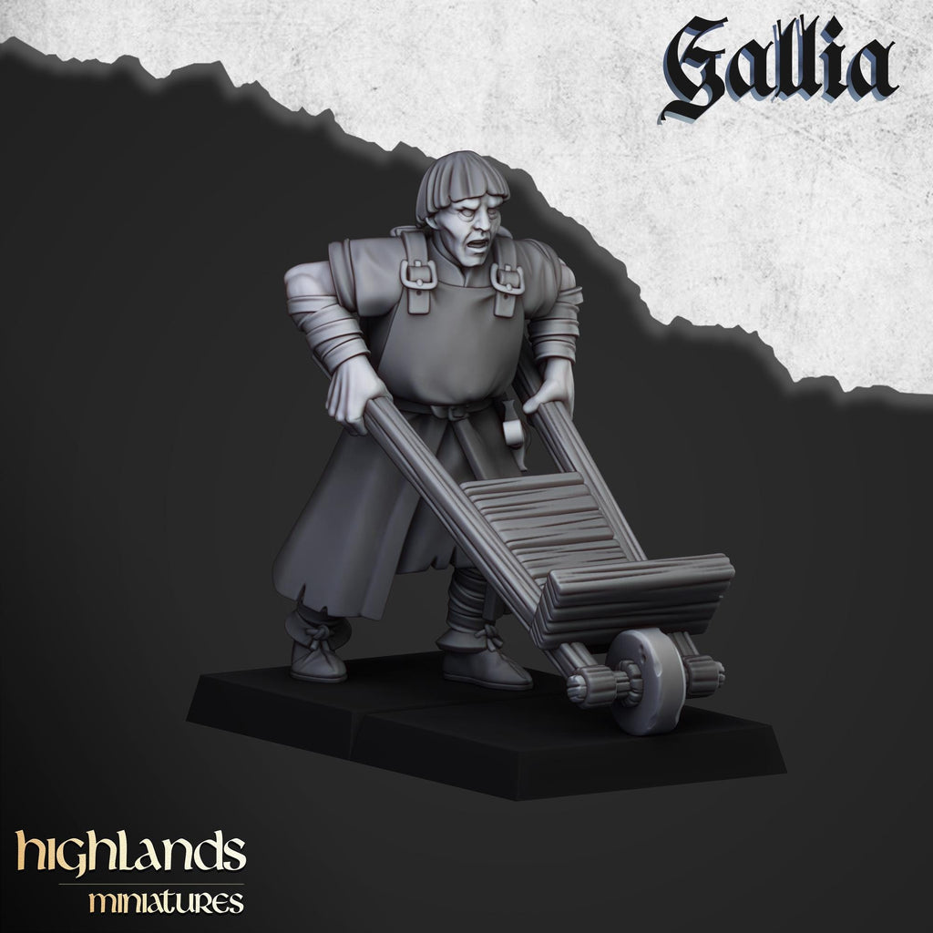 Gallia Trebuchet - in 12k- by Highlands Miniatures