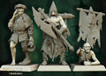 Zombie Command Group  - in 12k- by Highlands Miniatures