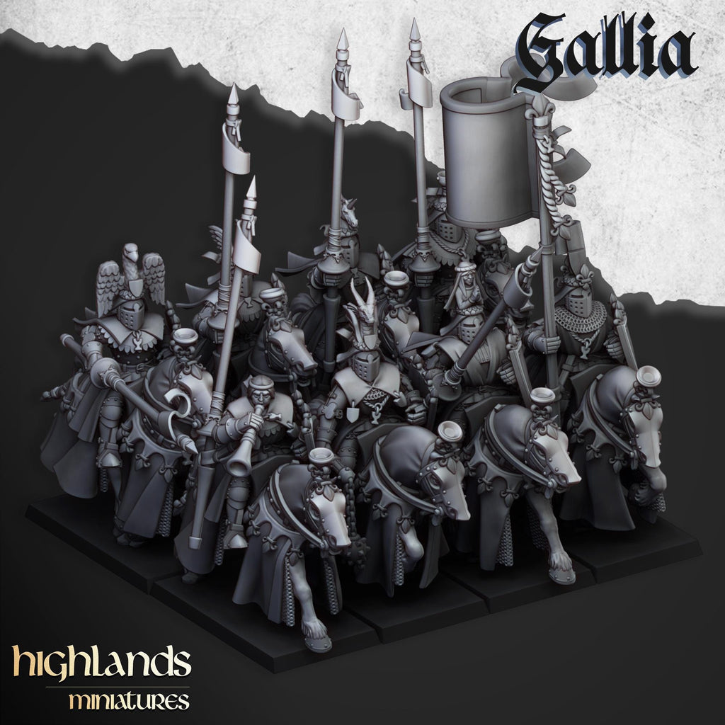 Royal Knights of Gallia - in 12k- by Highlands Miniatures