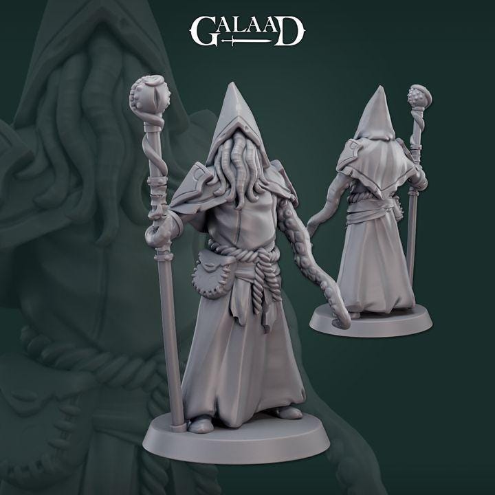Cursed Cultists - 9 models - 12k resin - galaad
