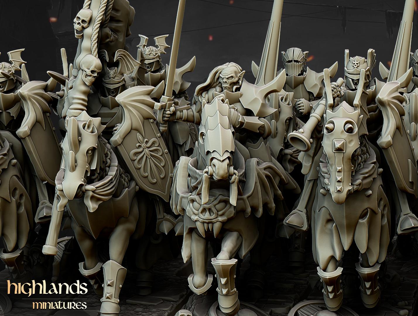 Vampire Knights  - in 12k- by Highlands Miniatures