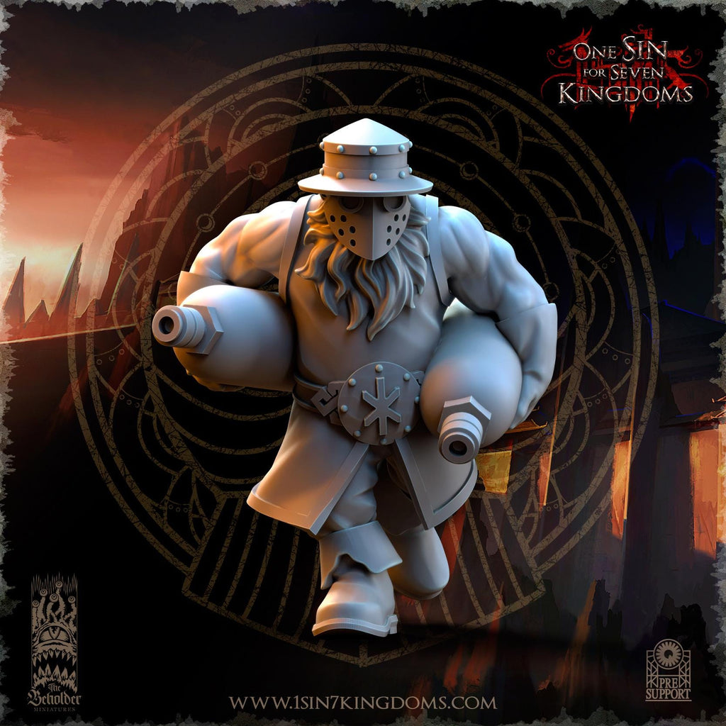 Dwarven Kingdoms Flamebreath Cannon - in 12k- by TheBeholderMiniatures