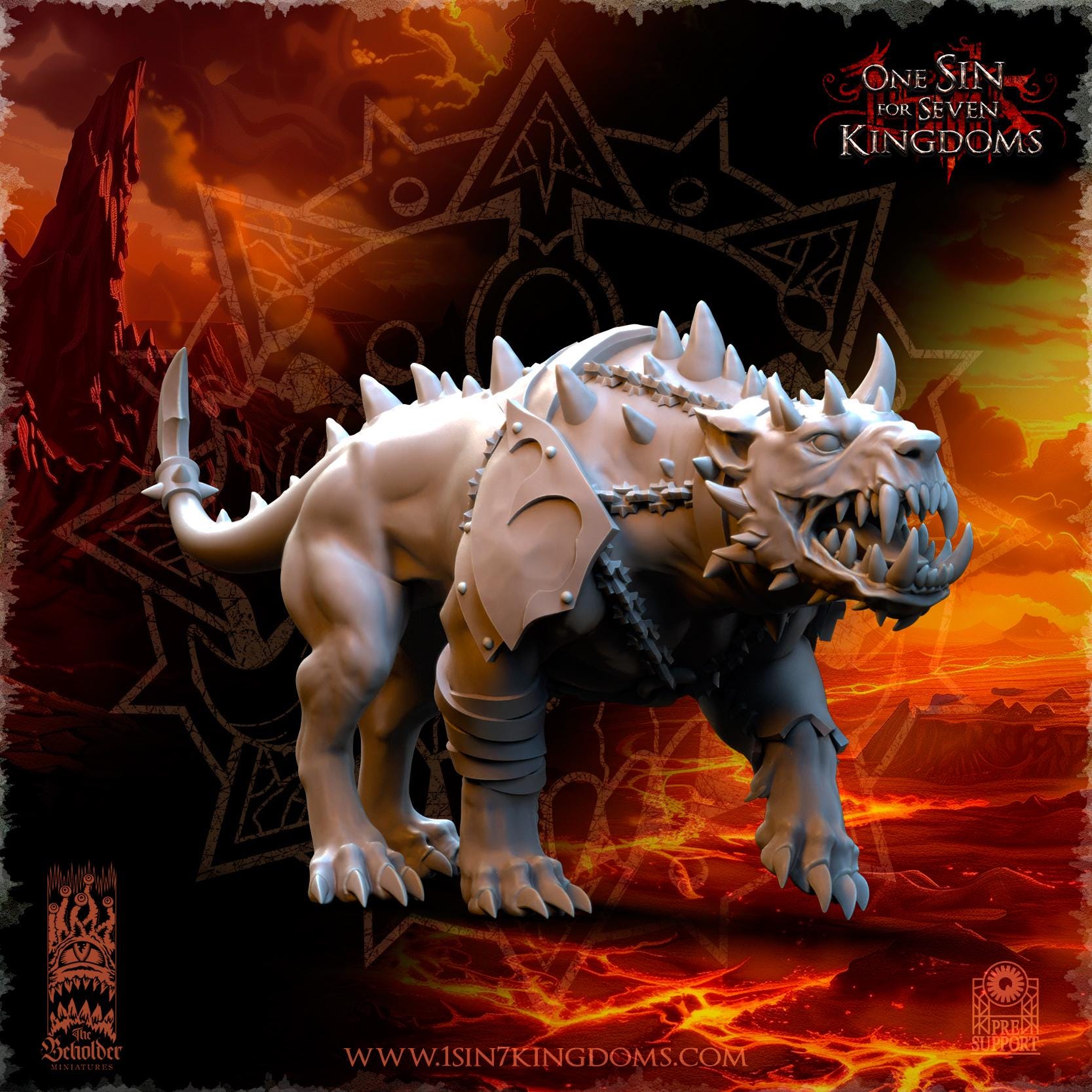 Realms of Mayhem Hellhounds - in 12k- by TheBeholderMiniatures
