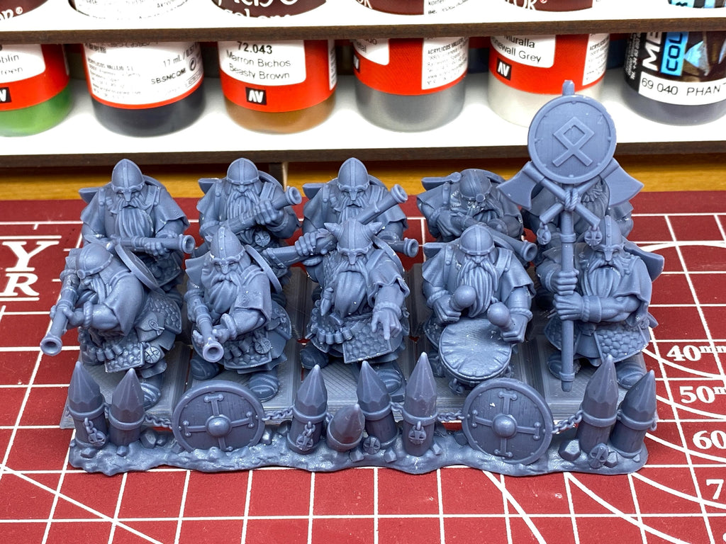 Dwarfs Marksmen Unit - in 12k- by Highlands Miniatures