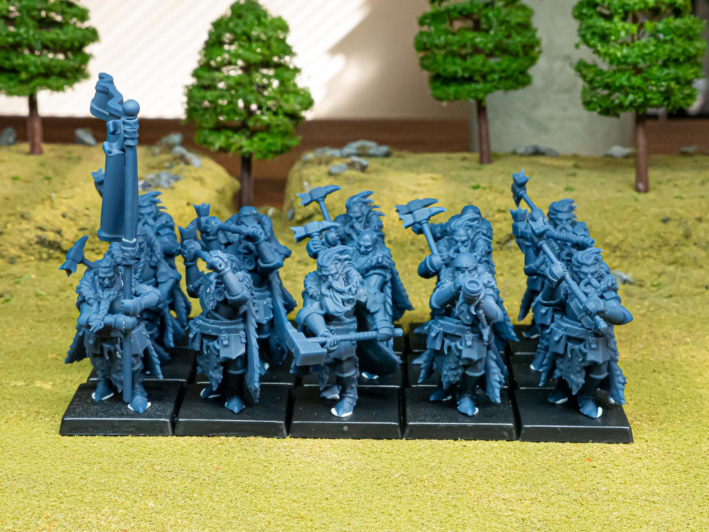 Mergenheim Knights on Foot - in 12k- by Highlands Miniatures