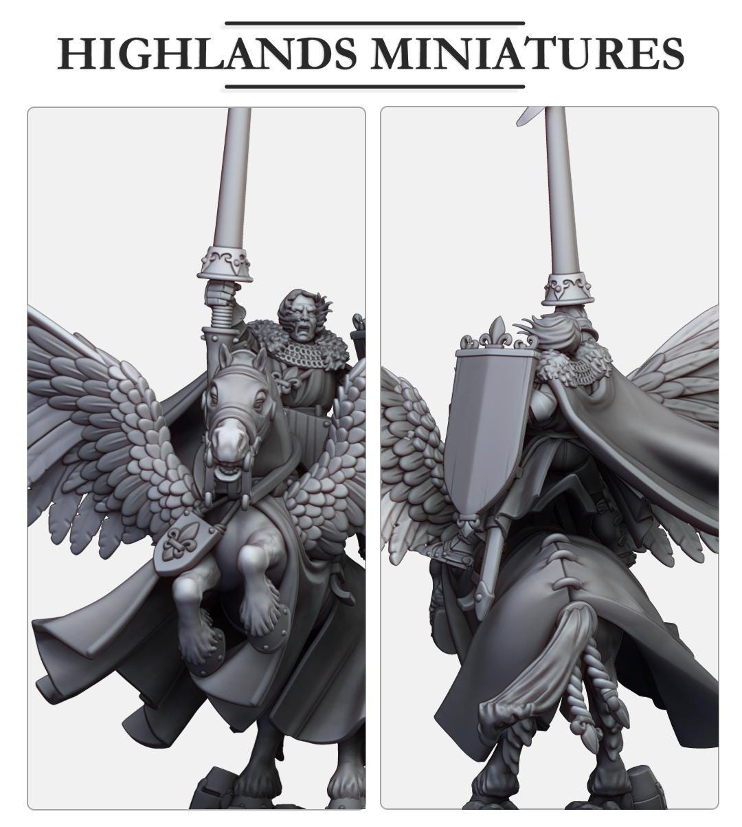Sir Lancelot, High Duke of Gallia - in 12k- by Highlands Miniatures