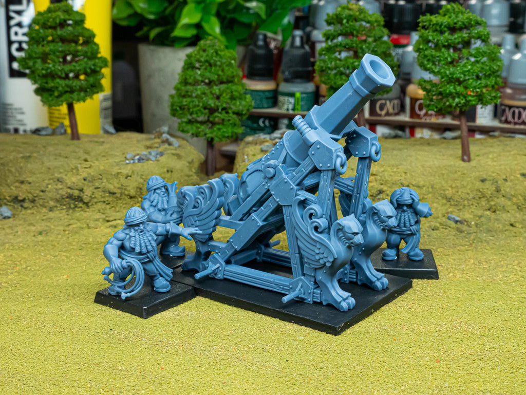 Sons of Marduk Mortar and Rocket   - in 12k- by Highlands Miniatures