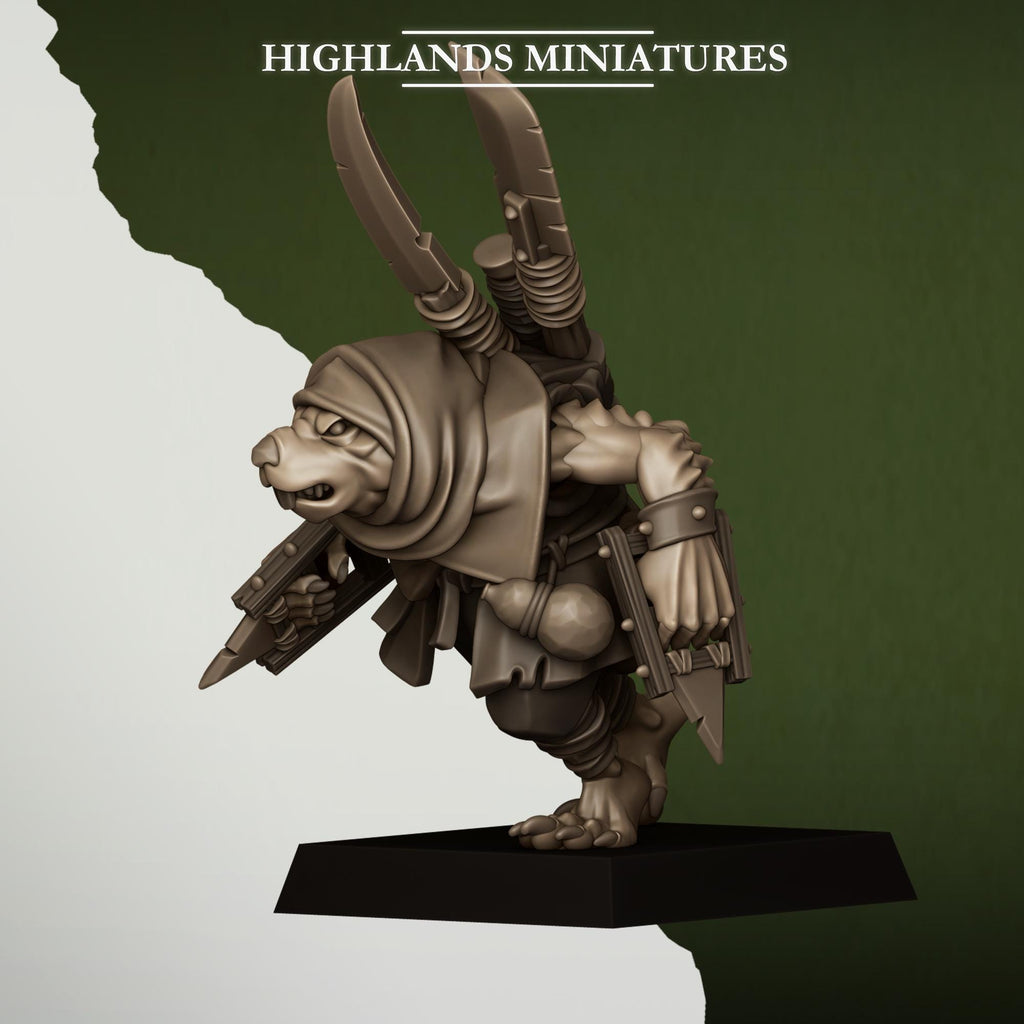 Sewer Vermin Smugglers  - in 12k- by Highlands Miniatures