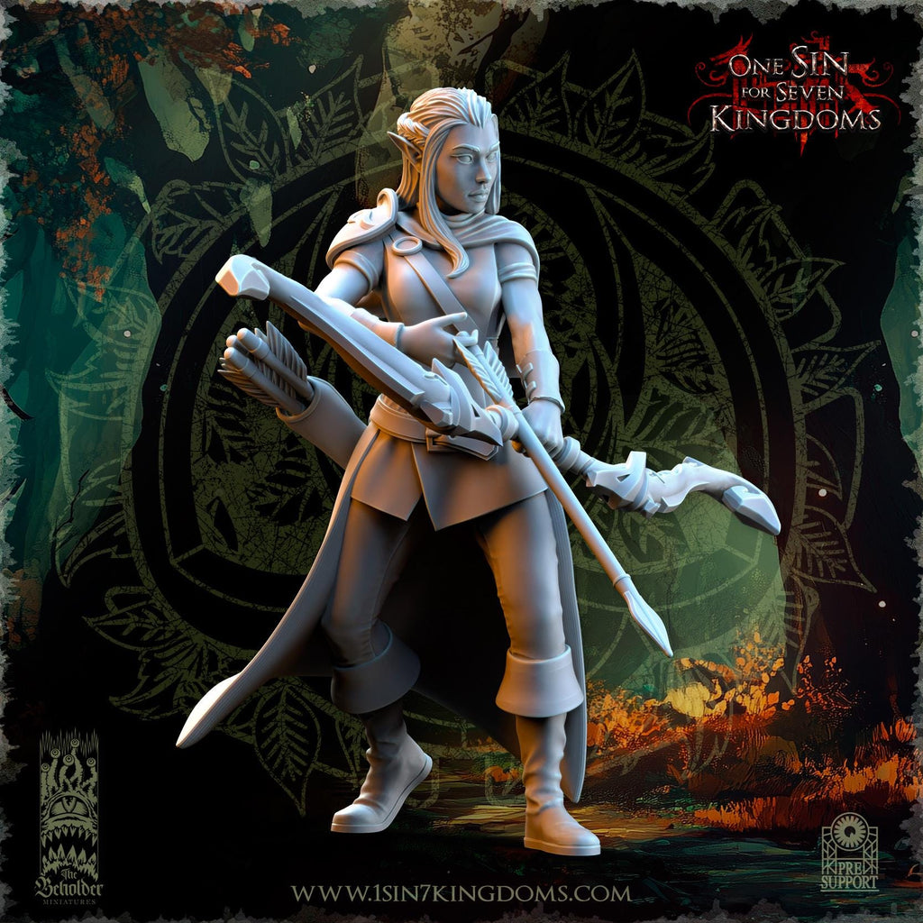 Evergreen Elves Rangers - in 12k- by TheBeholderMiniatures