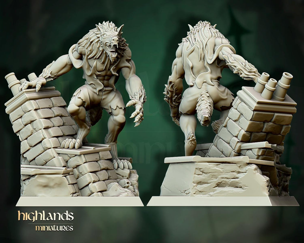 Werewolves Unit  - in 12k- by Highlands Miniatures