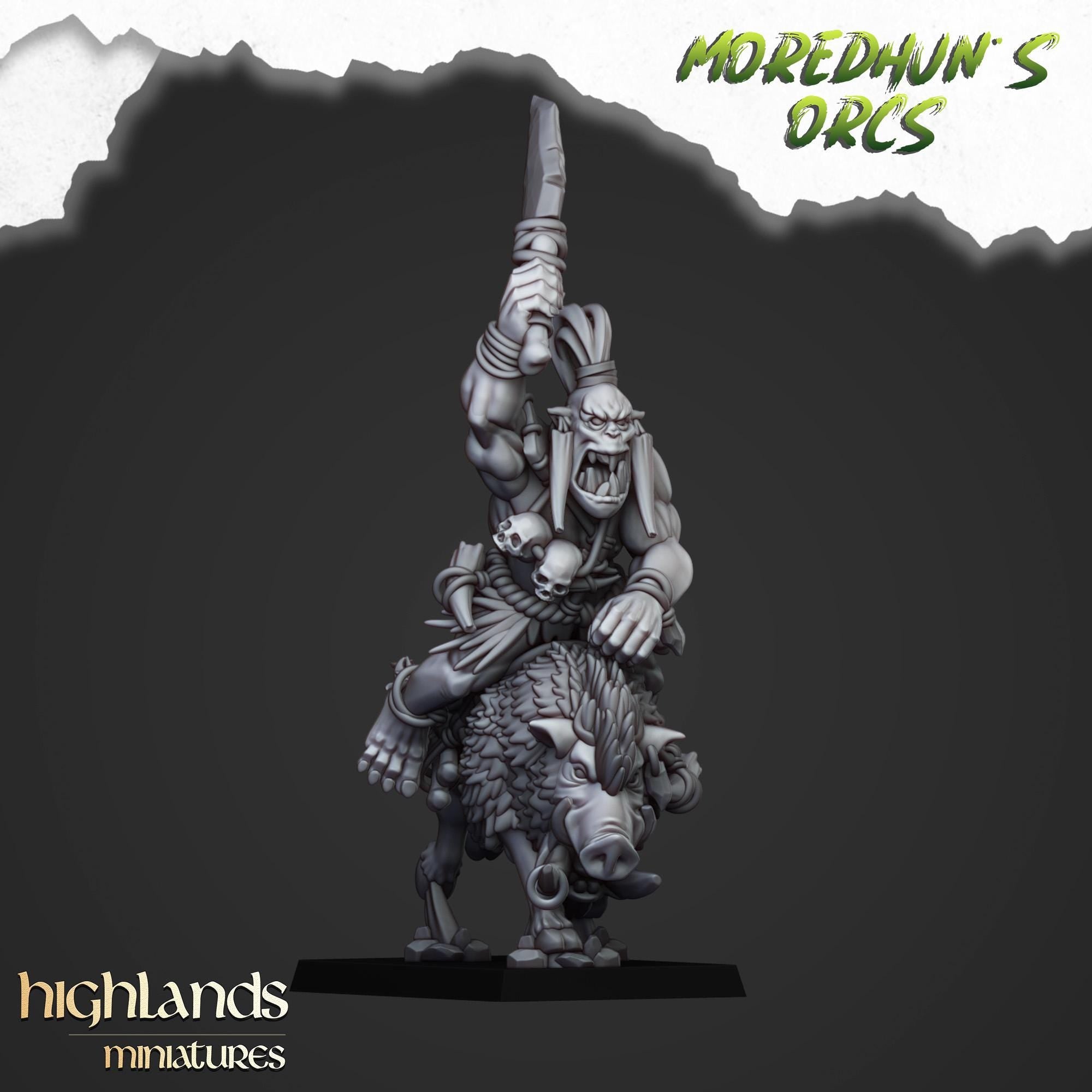 Mounted Cave Orcs - in 12k- by Highlands Miniatures