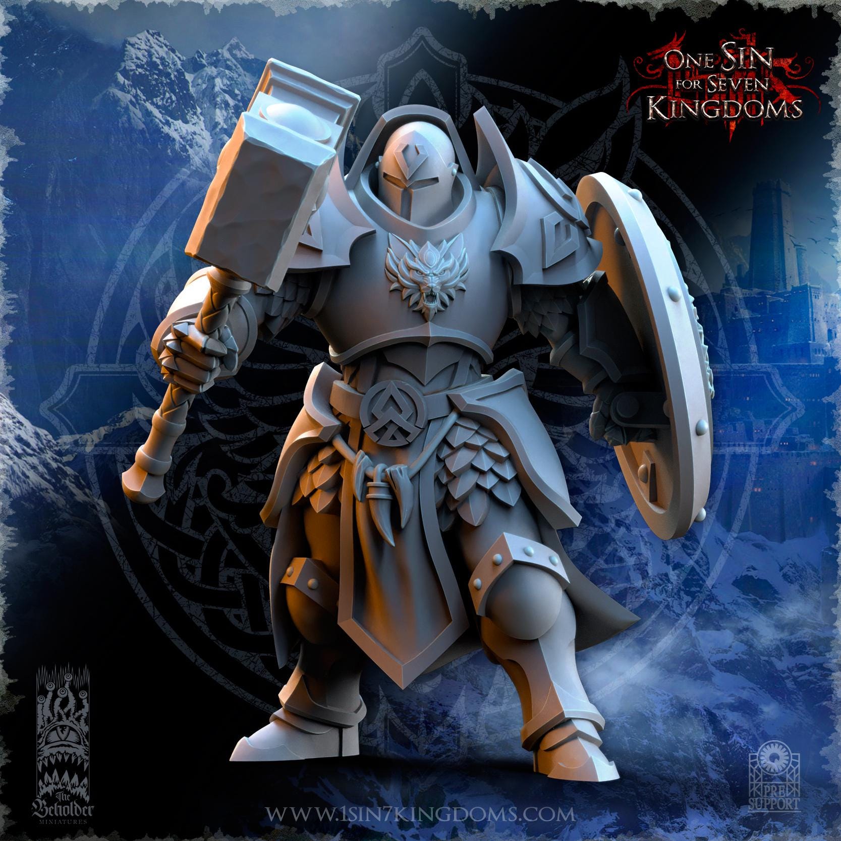 Stormwolves Punishers with Hammers - in 12k- by TheBeholderMiniatures