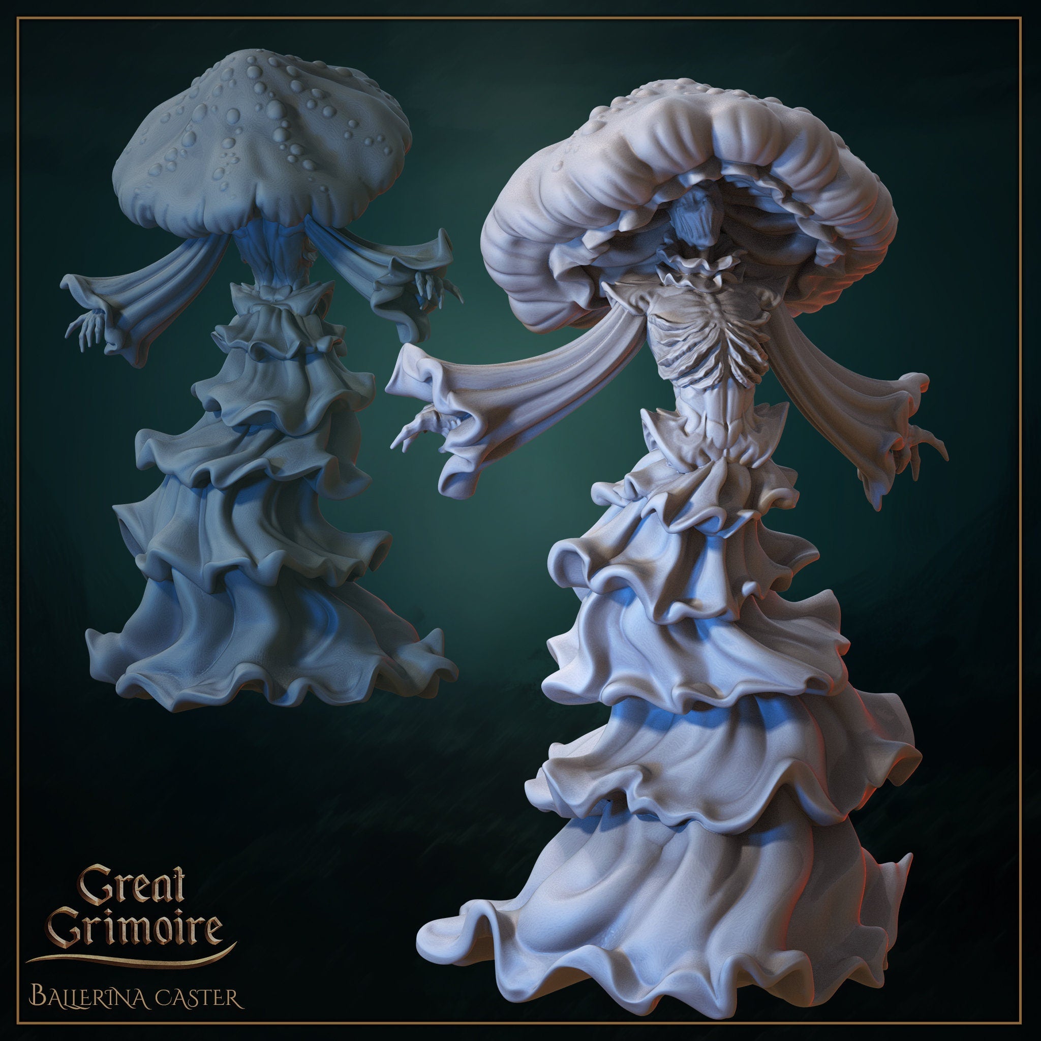 6 pack Underwater Sentinels - 4 Sentinels with 2 stinger models - in 12k