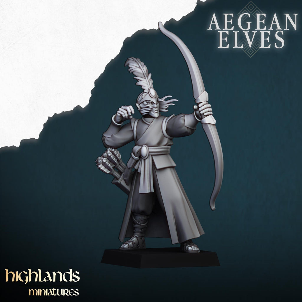 Aegean Elves Archers  - in 12k- by Highlands Miniatures