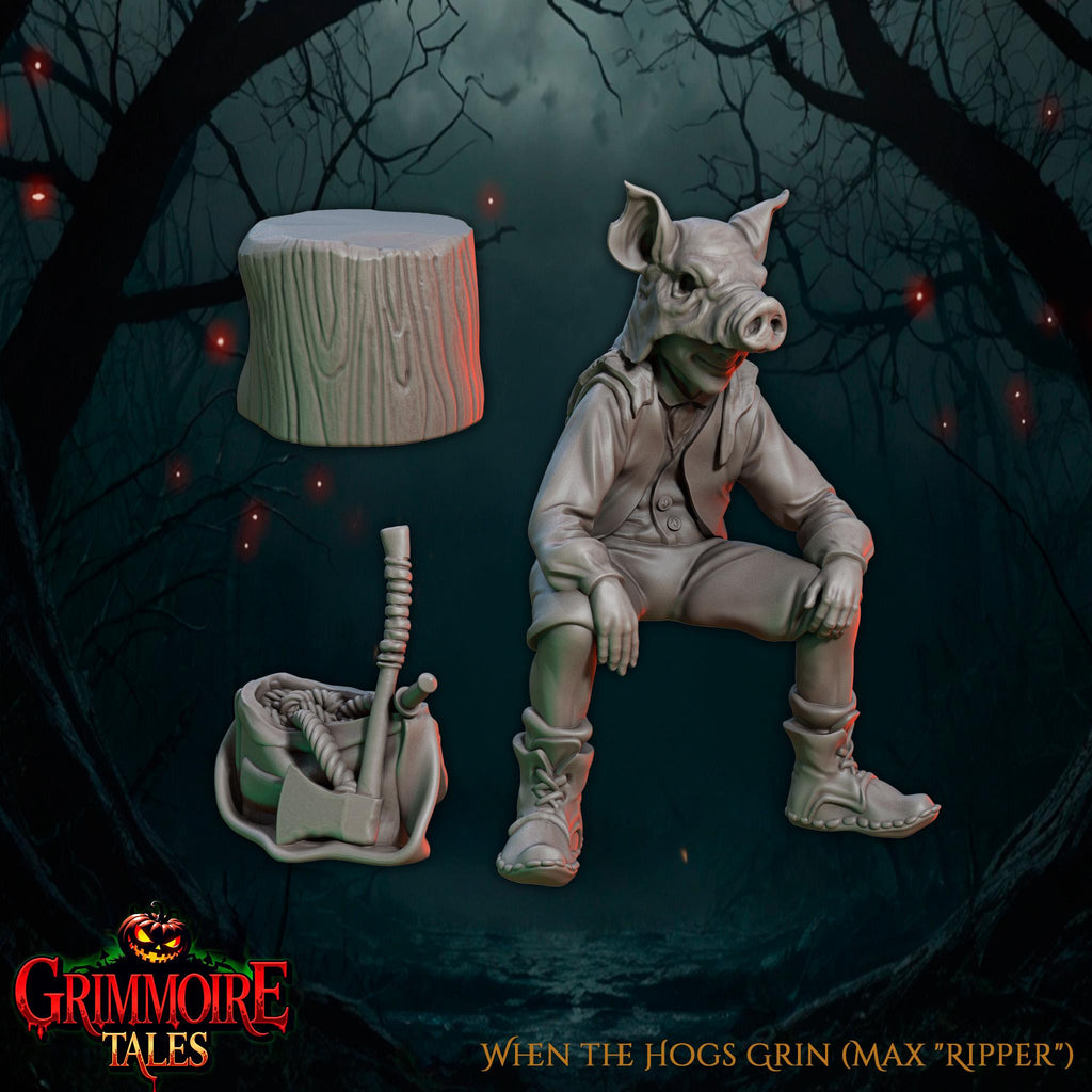 When the Hogs Grin - in 12k - by Great Grimoire