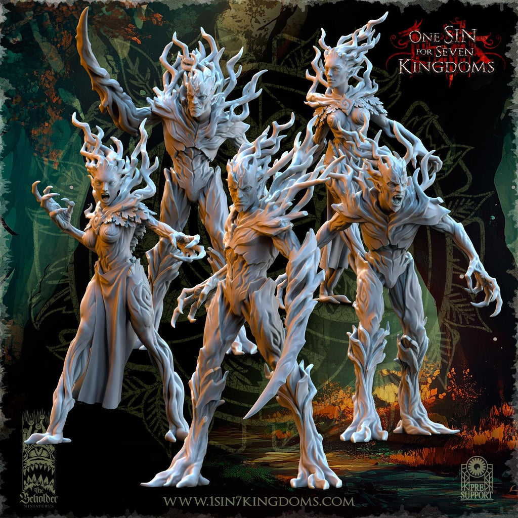 Evergreen Elves Druades - in 12k- by TheBeholderMiniatures