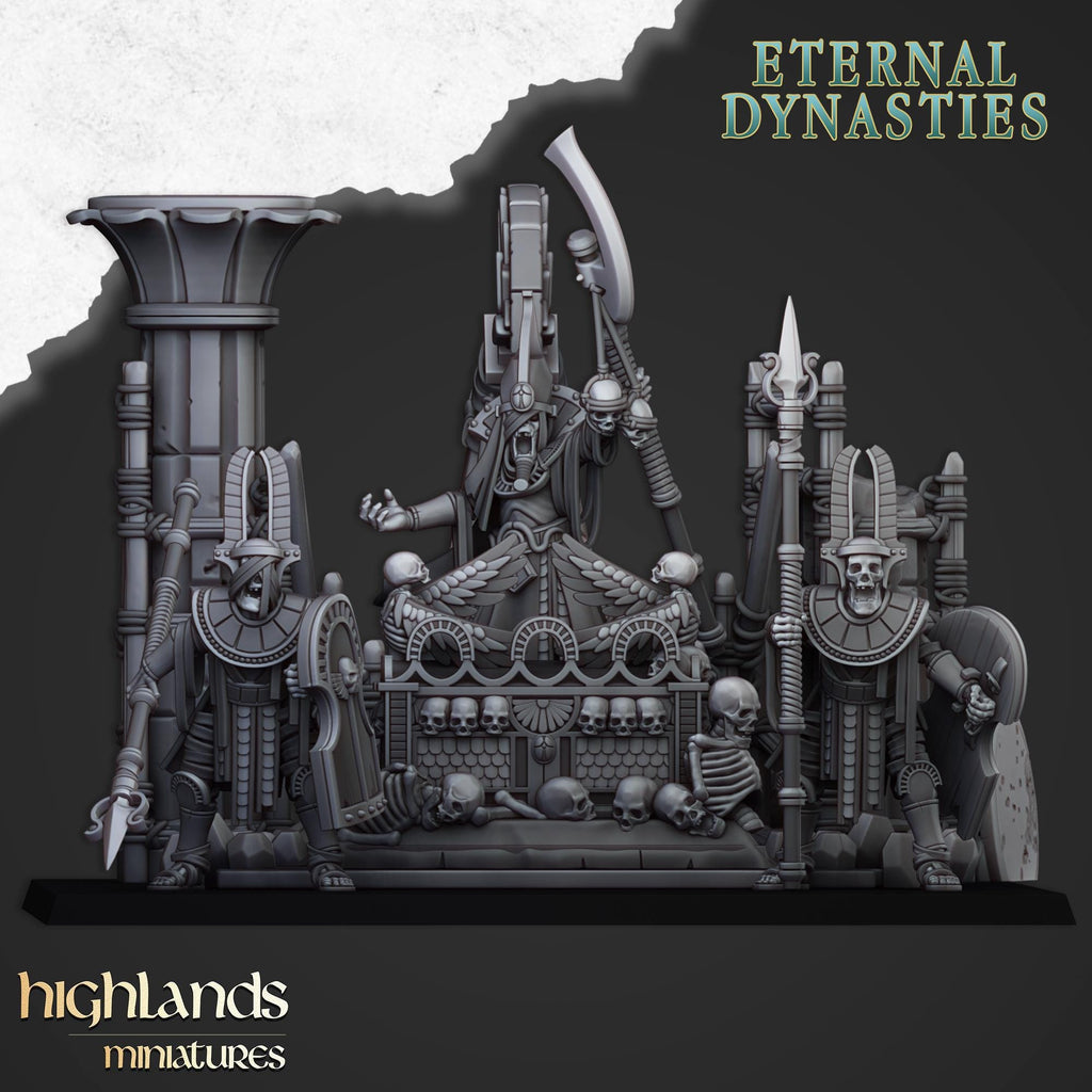 Pharaoh Funeral Ship - in 12k- by Highlands Miniatures