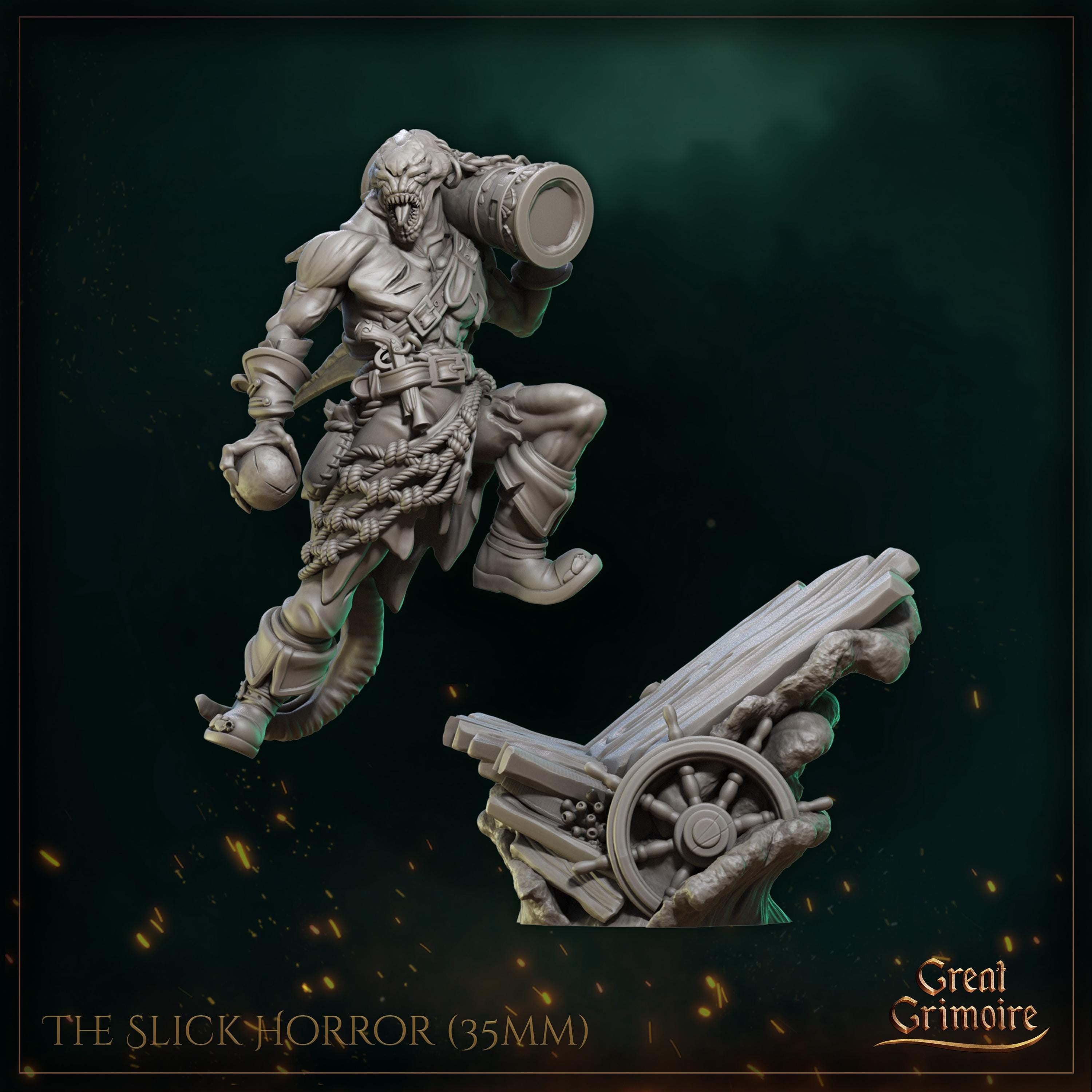 The Slick Horror - in 12k - by Great Grimoire
