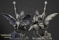 High Mage of Sunland on Pegasus - in 12k- by Highlands Miniatures