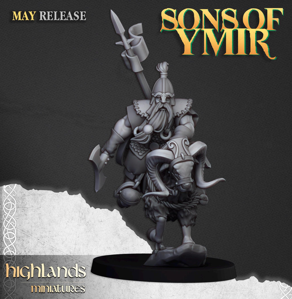 Mounted Dwarfs - in 12k- by Highlands Miniatures