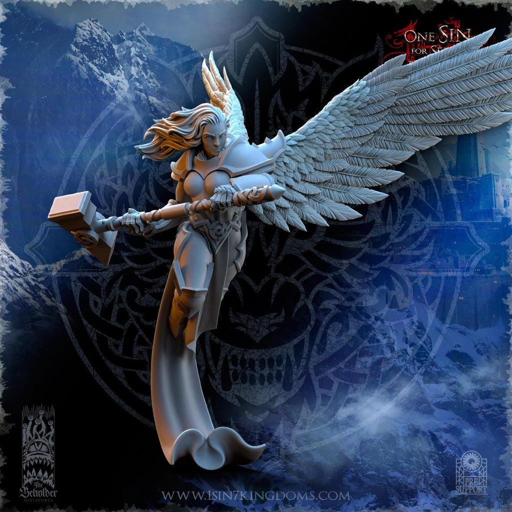 Stormwolves Valkyries Two Handed Hammer - in 12k- by TheBeholderMiniatures