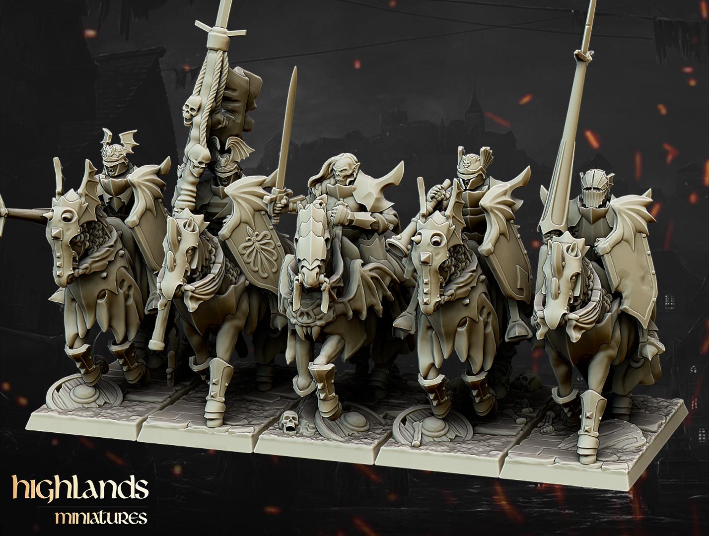 Vampire Knights  - in 12k- by Highlands Miniatures