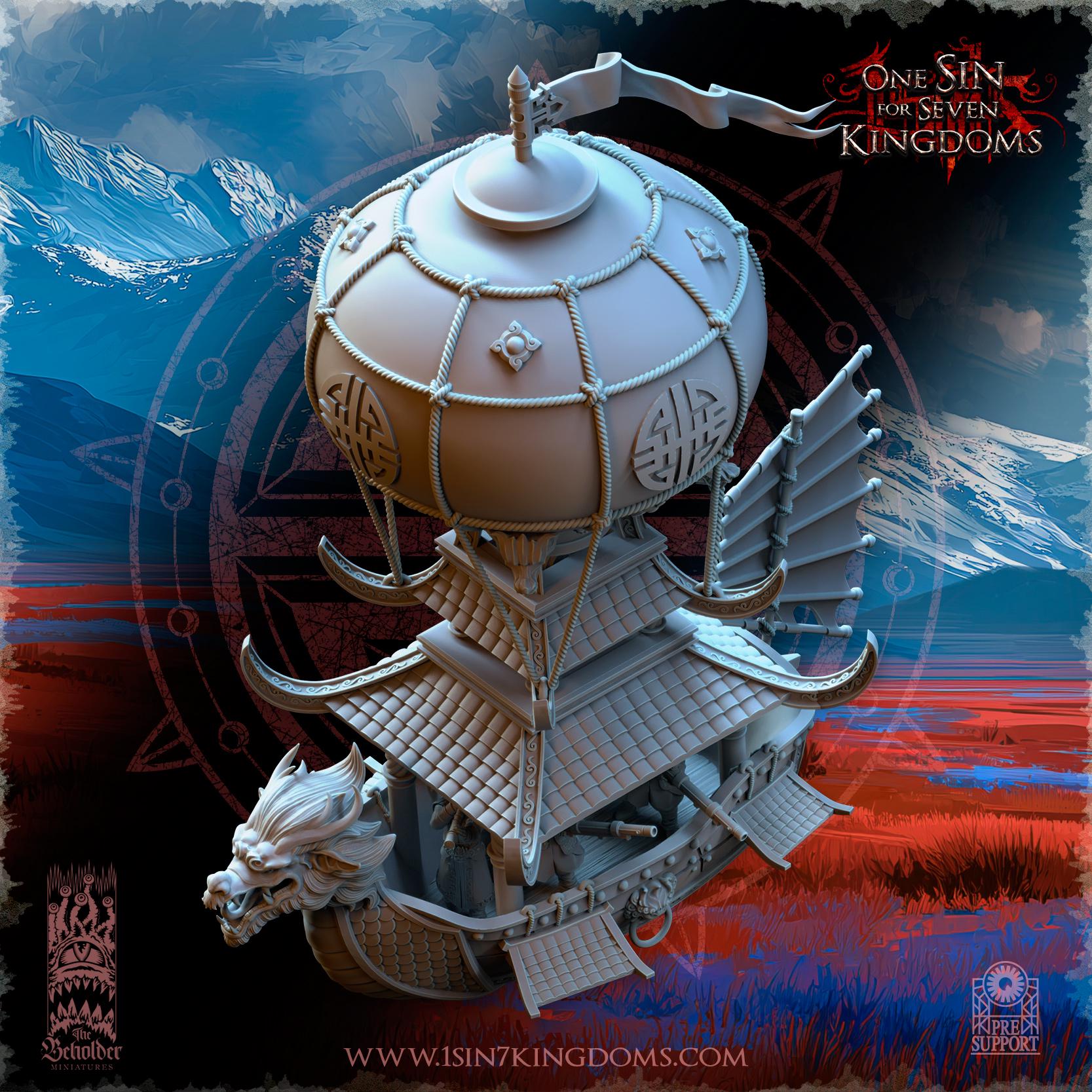 Astarii Dynasty Eternal Ship - 12k by TheBeholderMiniatures