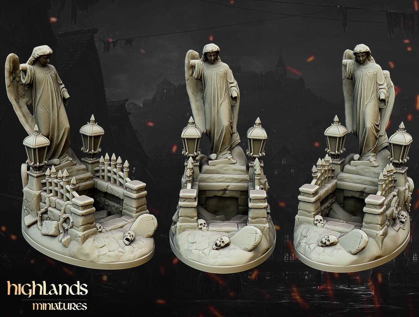 Lady Violet, the Spectral Widow  - in 12k- by Highlands Miniatures